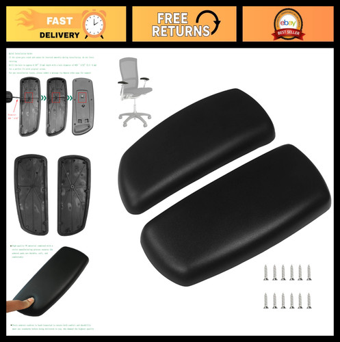 Adjustable armrest pads - adjustable, for